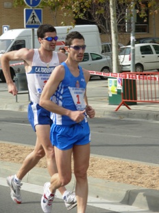 Jos Antonio Jonzlez (Blanc i Blau)(1) i Luis Corchete (C.A. Torrevieja)(3), Primer i Segon classificats de la prova.